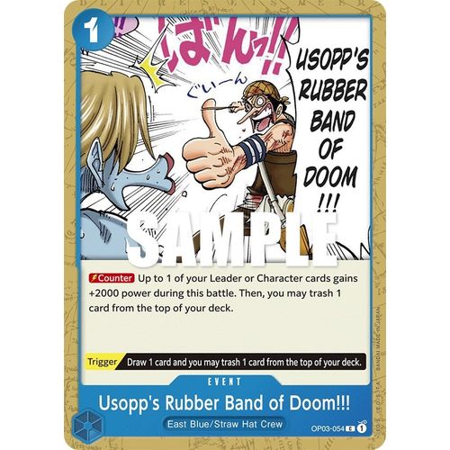 Usopp's Rubber Band of Doom!!! (OP03 - 054) [Pillars of Strength] - PokéBox Australia