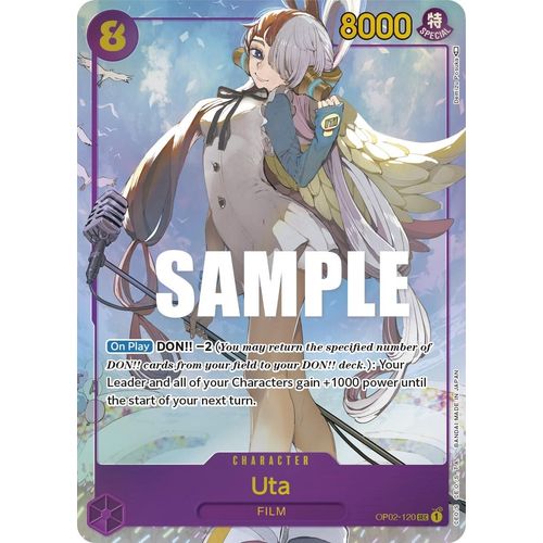 Uta (Alternate Art) (OP02 - 120) [Paramount War] - PokéBox Australia