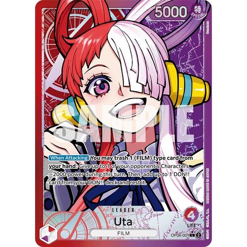 Uta (Alternate Art) (OP06 - 001) [Wings of the Captain] - PokéBox Australia