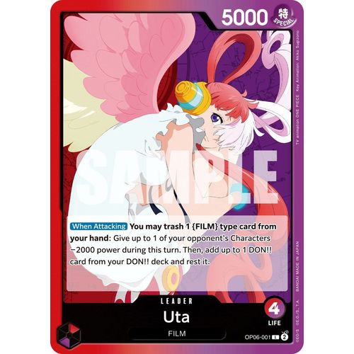 Uta (OP06 - 001) [Wings of the Captain] - PokéBox Australia