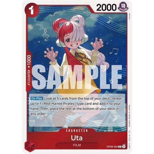 Uta (OP09 - 002) [Emperors in the New World] - PokéBox Australia
