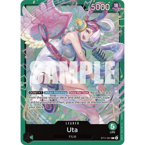 Uta (ST11 - 001) (ST11 - 001) [Starter Deck 16: GREEN Uta] - PokéBox Australia