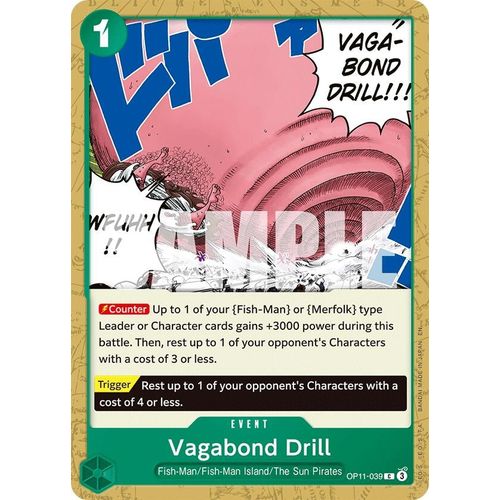 Vagabond Drill (OP11 - 039) [A Fist of Divine Speed] - PokéBox Australia