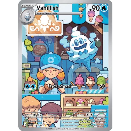 Vanillish (190/182) [SV04: Paradox Rift] - PokéBox Australia