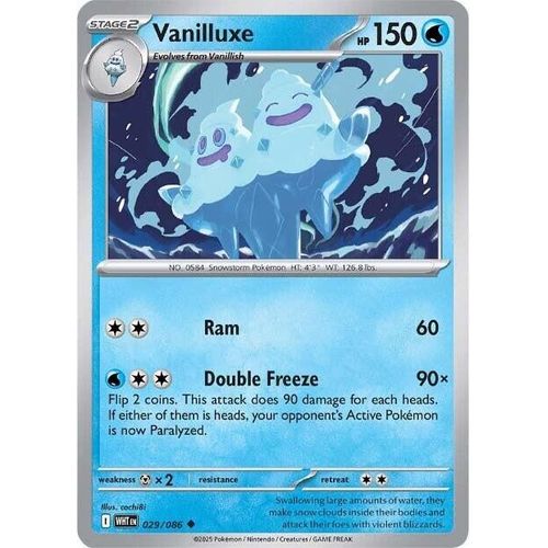 Vanilluxe (029/086) (SV: White Flare) - PokéBox Australia