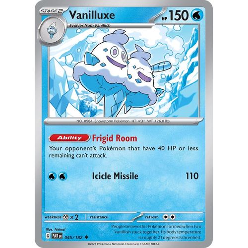 Vanilluxe (045/182) [SV04: Paradox Rift] - PokéBox Australia