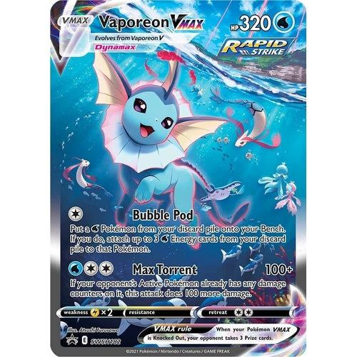 Vaporeon VMAX - SWSH182 (SWSH182) (SWSH: Sword & Shield Promo Cards) - PokéBox Australia