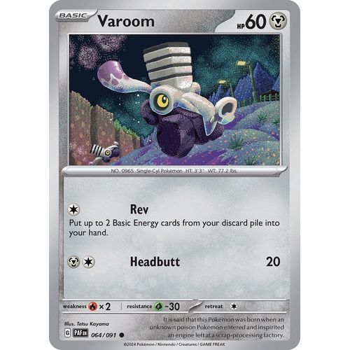 Varoom (064/091) [SV: Paldean Fates] - PokéBox Australia