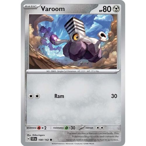 Varoom (108/142) [SV07: Stellar Crown] - PokéBox Australia