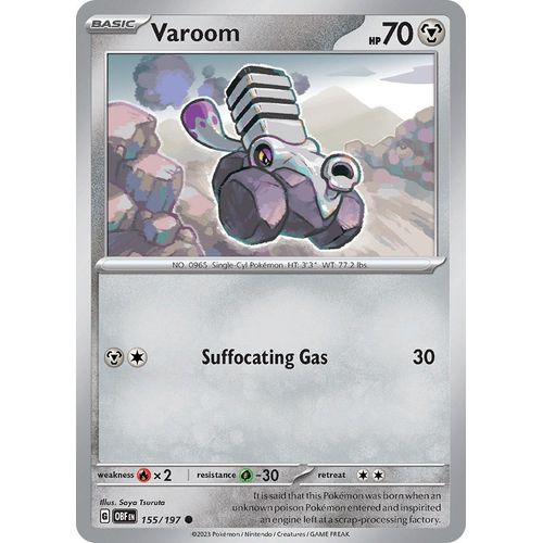 Varoom (155/197) [SV03: Obsidian Flames] - PokéBox Australia