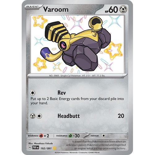 Varoom (192/091) [SV: Paldean Fates] - PokéBox Australia
