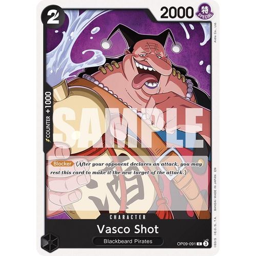 Vasco Shot (Reprint) (OP09 - 091) [Starter Deck 27: BLACK Marshall.D.Teach] - PokéBox Australia