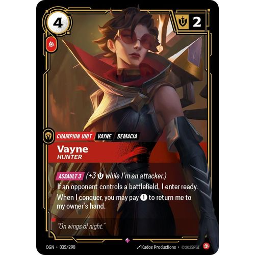 Vayne - Hunter (035/298) (Origins) - PokéBox Australia