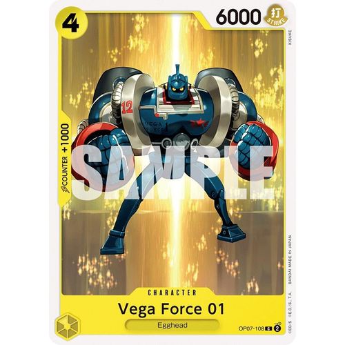 Vega Force 01 (OP07 - 108) [500 Years in the Future] - PokéBox Australia