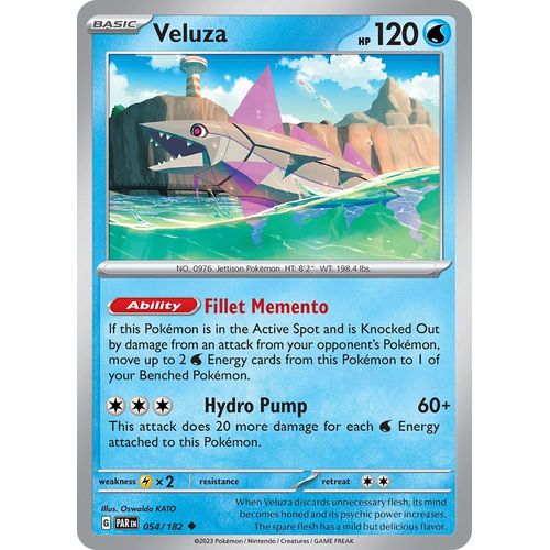 Veluza (054/182) [SV04: Paradox Rift] - PokéBox Australia