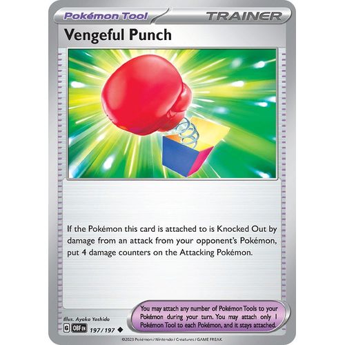 Vengeful Punch (197/197) [SV03: Obsidian Flames] - PokéBox Australia