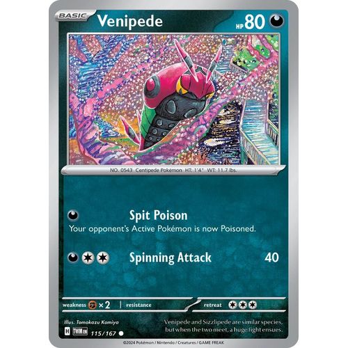 Venipede (115/167) [SV06: Twilight Masquerade] - PokéBox Australia