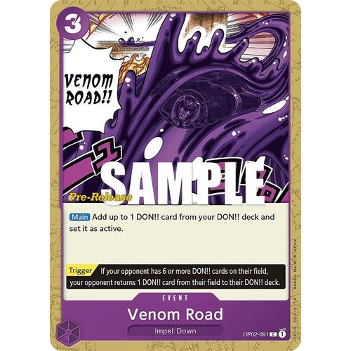 Venom Road (OP02 - 091) [Paramount War Pre - Release Cards] - PokéBox Australia