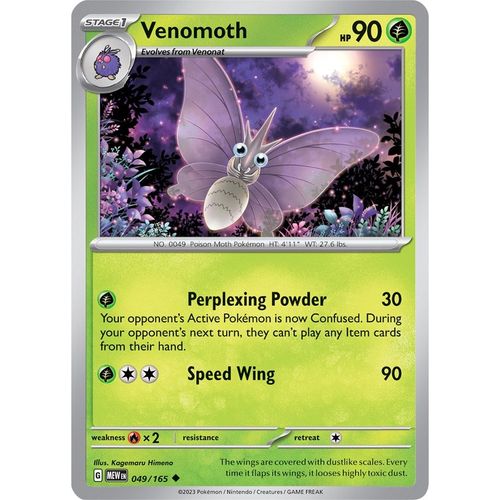 Venomoth (049/165) [SV: Scarlet & Violet 151] - PokéBox Australia