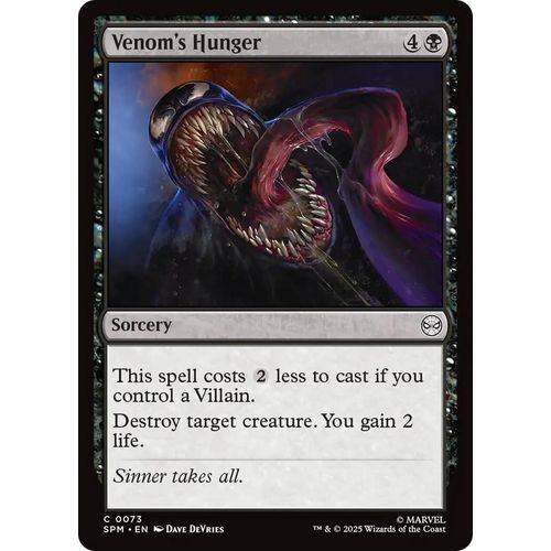 Venom's Hunger (73) (Marvel's Spider - Man) - PokéBox Australia