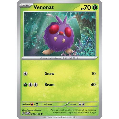 Venonat (048/165) [SV: Scarlet & Violet 151] - PokéBox Australia