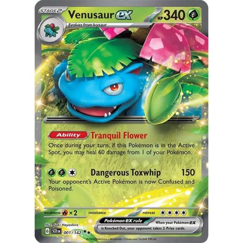 Venusaur ex (001/142) [SV07: Stellar Crown] - PokéBox Australia