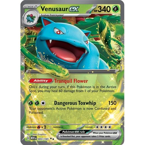 Venusaur ex (003/165) [SV: Scarlet & Violet 151] - PokéBox Australia