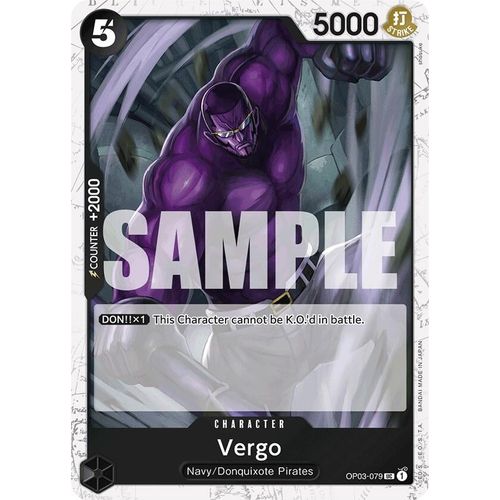 Vergo (Jolly Roger Foil) (OP03 - 079) [Premium Booster - The Best - ] - PokéBox Australia