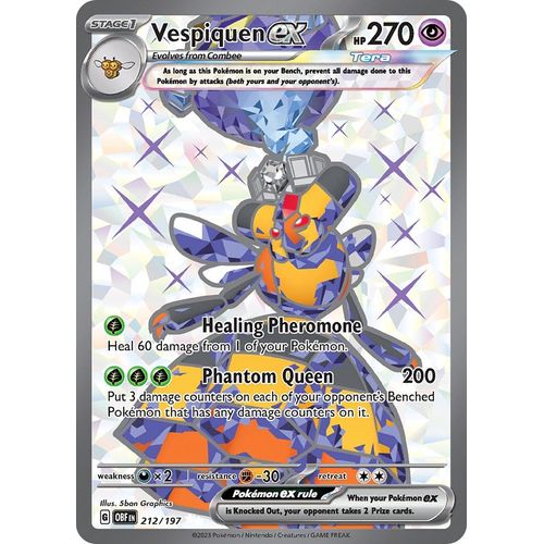 Vespiquen ex (212/197) [SV03: Obsidian Flames] - PokéBox Australia