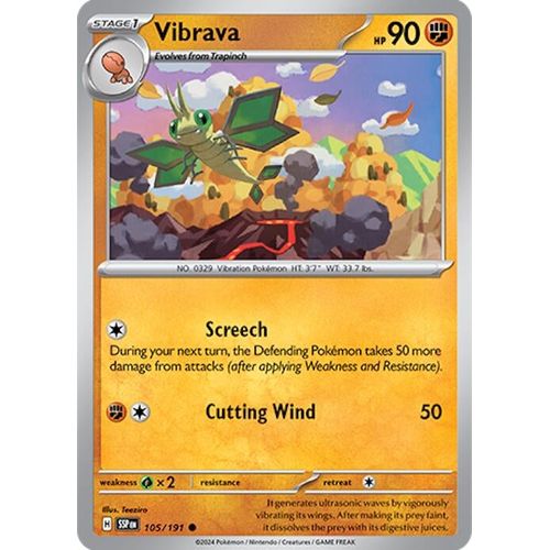 Vibrava (105/191) [SV08: Surging Sparks] - PokéBox Australia