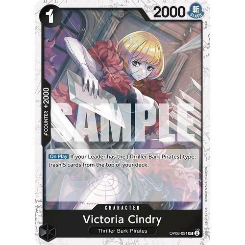Victoria Cindry (Jolly Roger Foil) (OP06 - 091) [Premium Booster - The Best - ] - PokéBox Australia