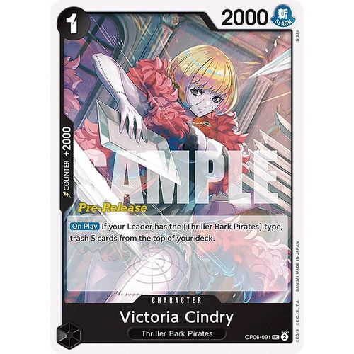 Victoria Cindry (OP06 - 091) [Wings of the Captain Pre - Release Cards] - PokéBox Australia