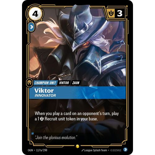 Viktor - Innovator (Alternate Art) (117a/298) (Origins) - PokéBox Australia