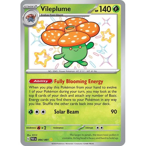 Vileplume (094/091) [SV: Paldean Fates] - PokéBox Australia