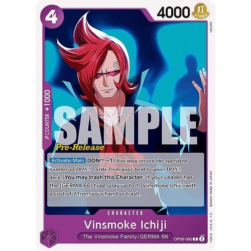 Vinsmoke Ichiji (060) (OP06 - 060) [Wings of the Captain Pre - Release Cards] - PokéBox Australia