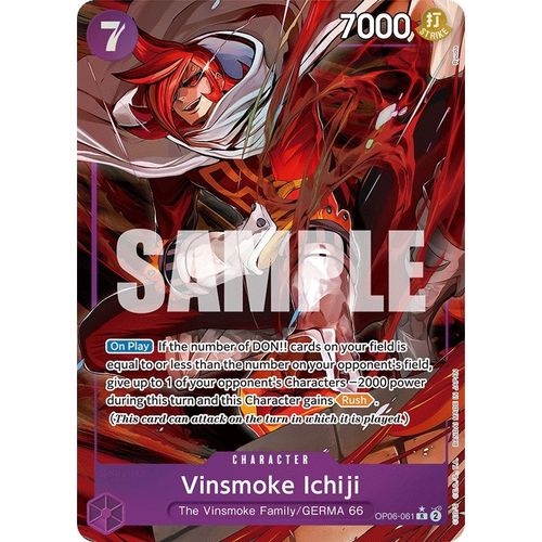 Vinsmoke Ichiji (061) (Alternate Art) (OP06 - 061) [Wings of the Captain] - PokéBox Australia