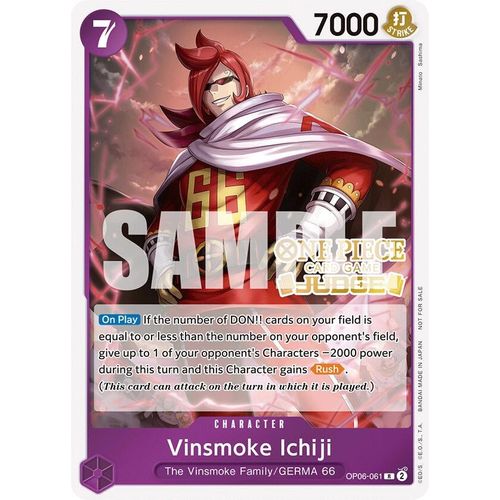 Vinsmoke Ichiji (Judge Pack Vol. 5) (OP06 - 061) (One Piece Promotion Cards) - PokéBox Australia