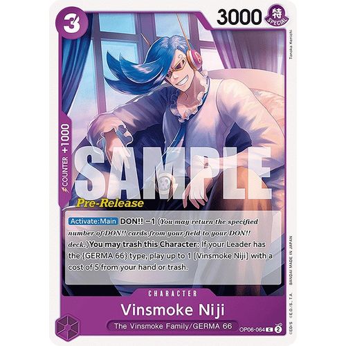 Vinsmoke Niji (064) (OP06 - 064) [Wings of the Captain Pre - Release Cards] - PokéBox Australia