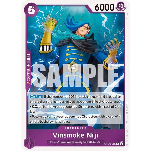 Vinsmoke Niji (065) (OP06 - 065) [Wings of the Captain] - PokéBox Australia