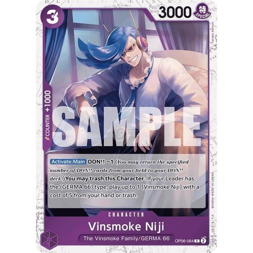 Vinsmoke Niji (OP06 - 064) (Jolly Roger Foil) (OP06 - 064) [Premium Booster - The Best - ] - PokéBox Australia