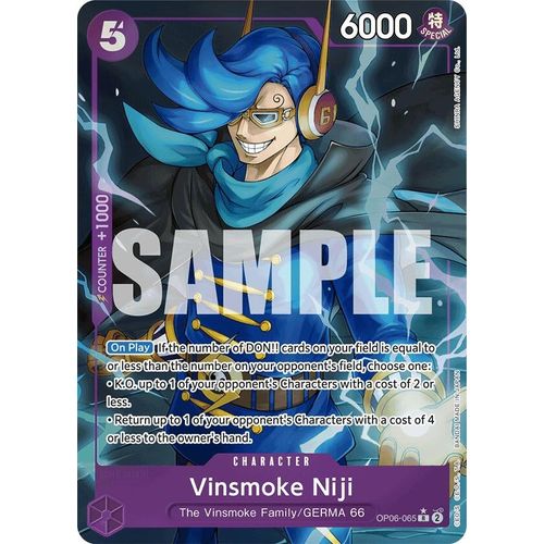Vinsmoke Niji (OP06 - 065) (Alternate Art) (OP06 - 065) [Premium Booster - The Best - ] - PokéBox Australia