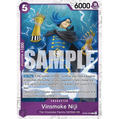 Vinsmoke Niji (OP06 - 065) (Jolly Roger Foil) (OP06 - 065) [Premium Booster - The Best - ] - PokéBox Australia
