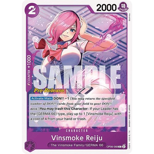 Vinsmoke Reiju (068) (OP06 - 068) [Wings of the Captain Pre - Release Cards] - PokéBox Australia
