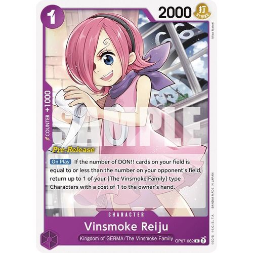 Vinsmoke Reiju (OP07 - 062) [500 Years in the Future Pre - Release Cards] - PokéBox Australia
