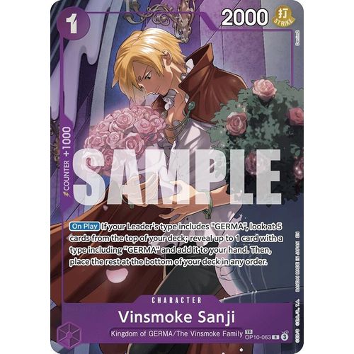 Vinsmoke Sanji (TR) (OP10 - 063) (Legacy of the Master) - PokéBox Australia
