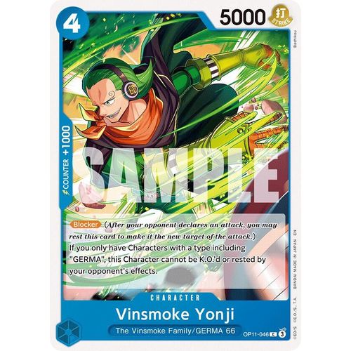 Vinsmoke Yonji (OP11 - 046) [A Fist of Divine Speed] - PokéBox Australia