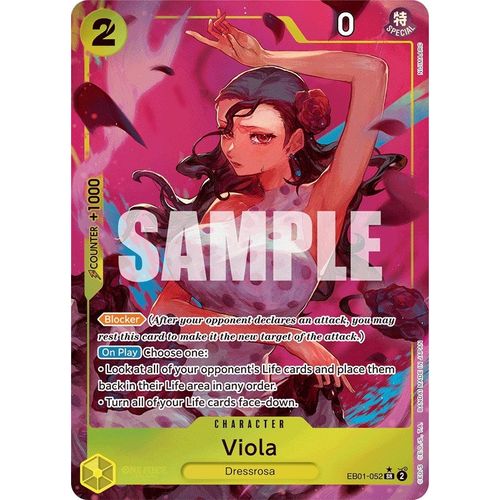 Viola (Alternate Art) (EB01 - 052) [Extra Booster: Memorial Collection] - PokéBox Australia
