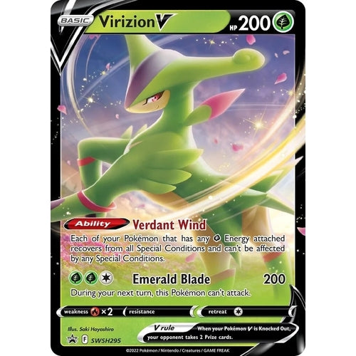 Virizion V - SWSH295 (SWSH295) (SWSH: Sword & Shield Promo Cards) - PokéBox Australia