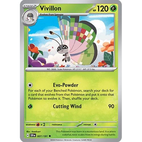 Vivillon (007/191) [SV08: Surging Sparks] - PokéBox Australia