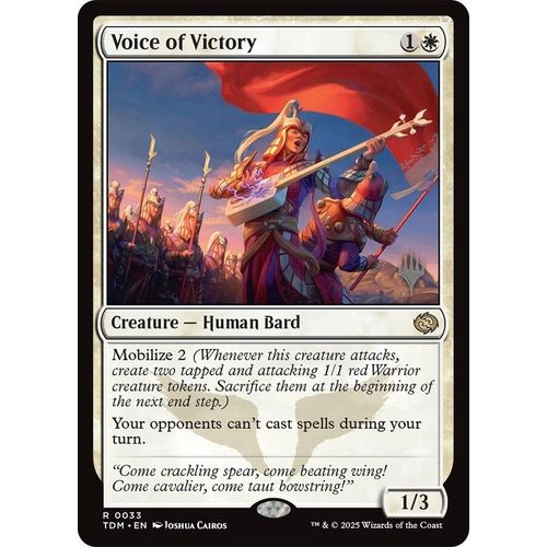 Voice of Victory (33) (Promo Pack: Tarkir: Dragonstorm) - PokéBox Australia